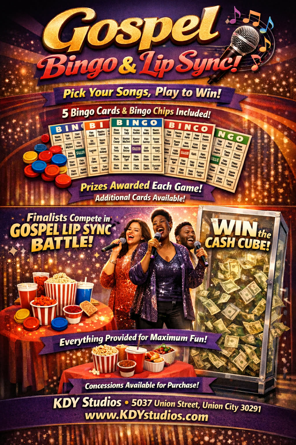 Gospel Bingo & Lip Sync